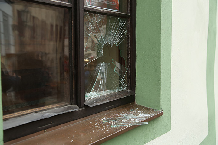 A2B Glass are able to board up broken windows while they are being repaired in Forfar.